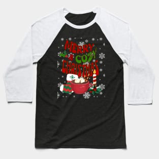 Merry & Cozy Christmas Baseball T-Shirt